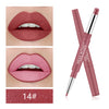 Double-ended long-lasting waterproof pen lipstick pen matte lip liner