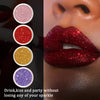 4 color lip gloss glitter set is not sticky cup not easy to fade